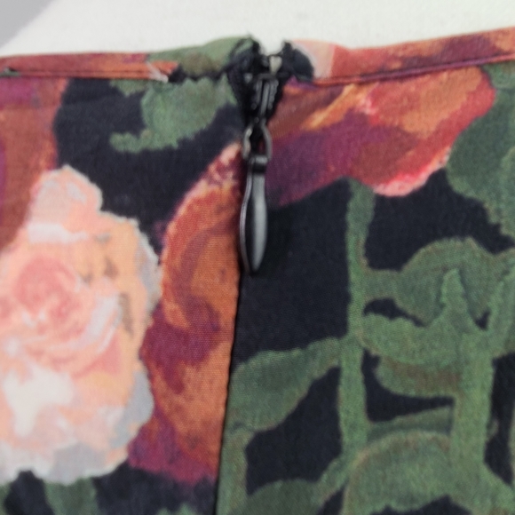 ECRU 100% silk long sleeve peephole chest ruffled sleeves romantic blouse, XL - Picture 8 of 10